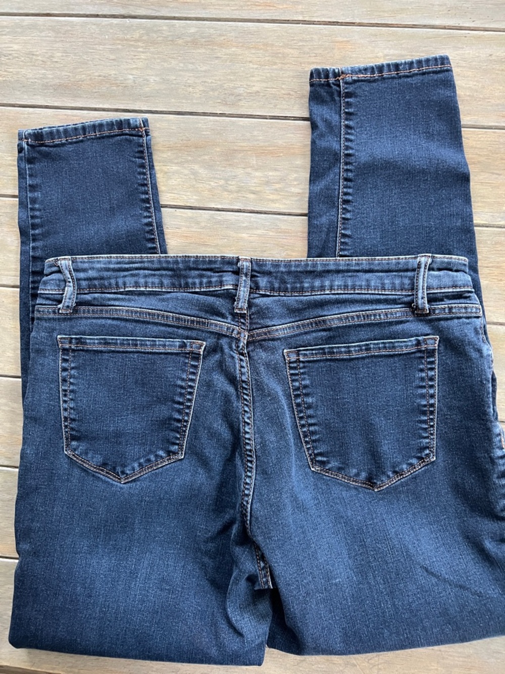 Falls Creek Dark Blue Skinny Jeans - Picture 6 of 10